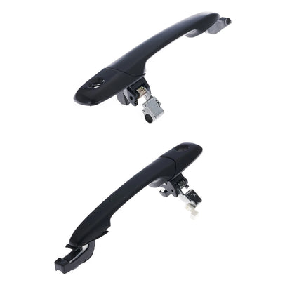 2 x Black Front LH + RH Door Handles for Ford Ranger & Mazda BT50 (2006-2011)