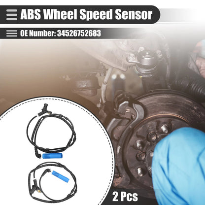 ABS Sensor 2 x for BMW 325Ci (2001-2006)