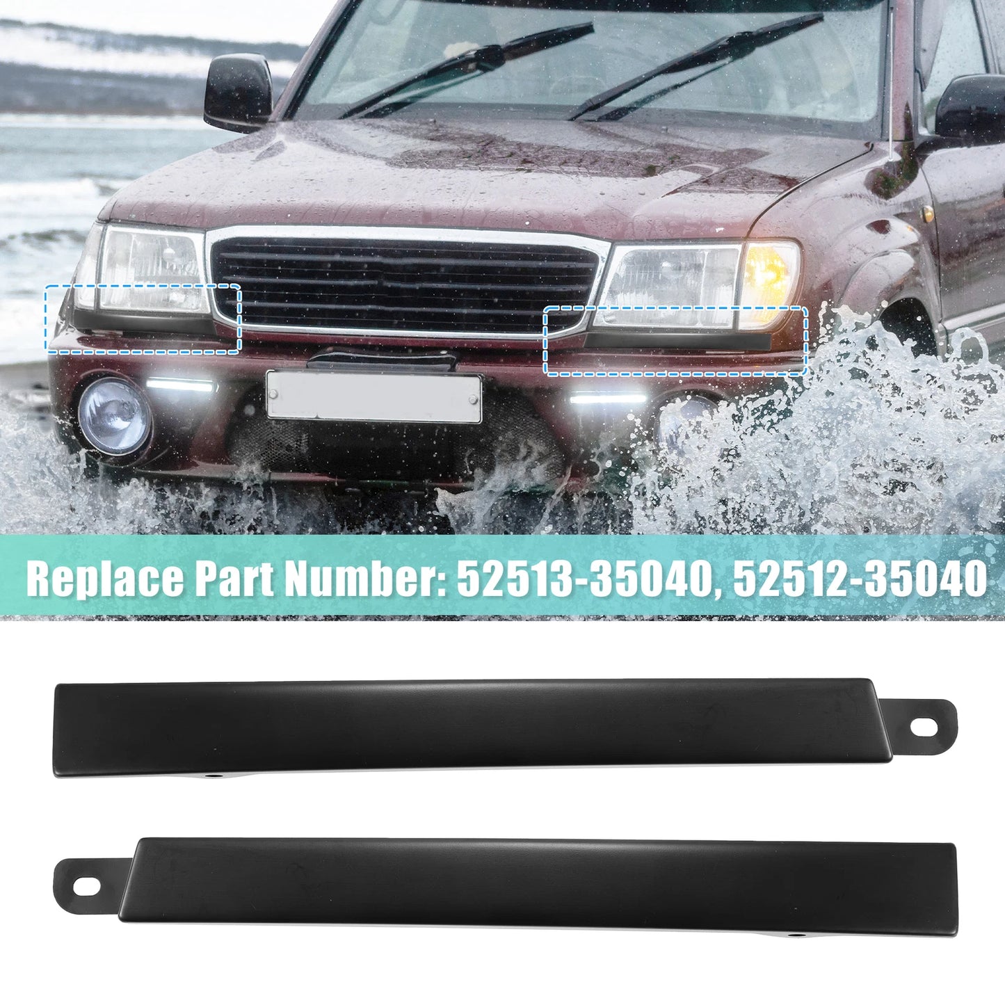 Front Bumper Grille Filler for Toyota (2000-2005)