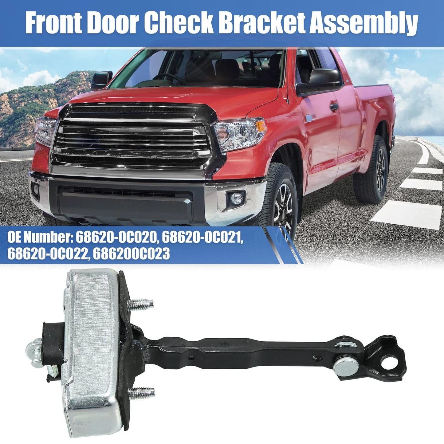 Front Door Check Stop Strap Stooper for Toyota Tundra Sequoia (2007–2021)