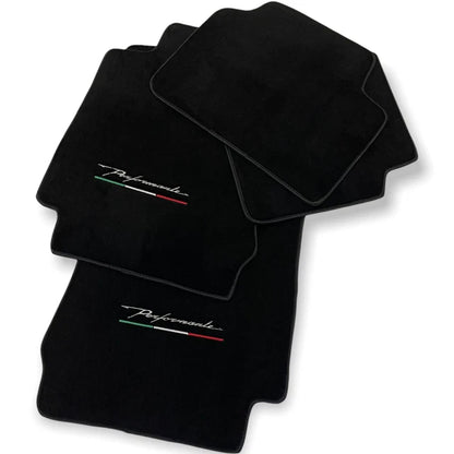 Tailored Carpet Floor Mats for Alfa Romeo 164 (1988-1997) - 2 x Black