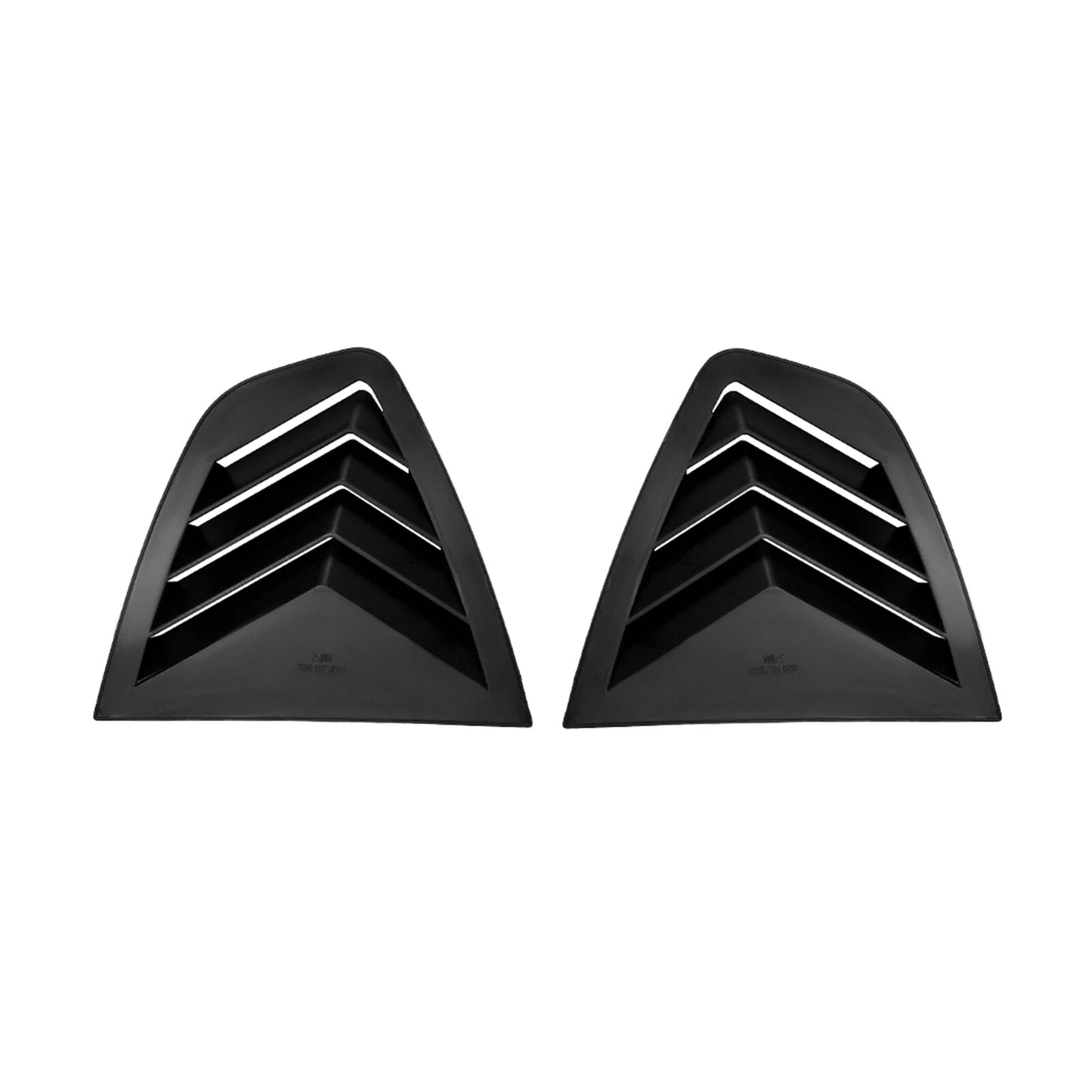 2 x Carbon Look Rear Side Window Louvers for Alfa Romeo Giulia (2015-2024)