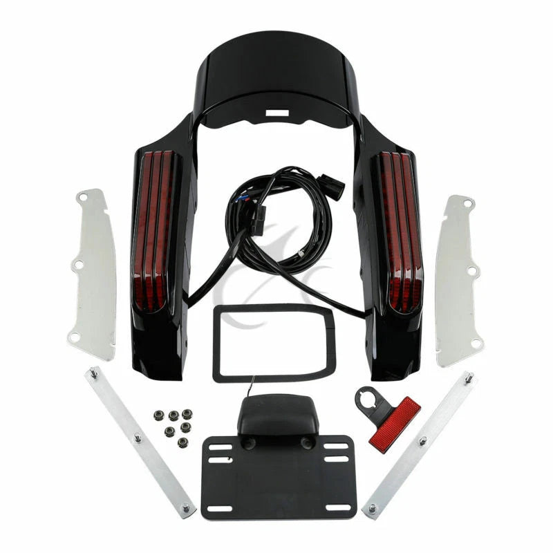 LED Red Rear Fender Fascia Light for Harley Touring Street Glide (2014-2024)