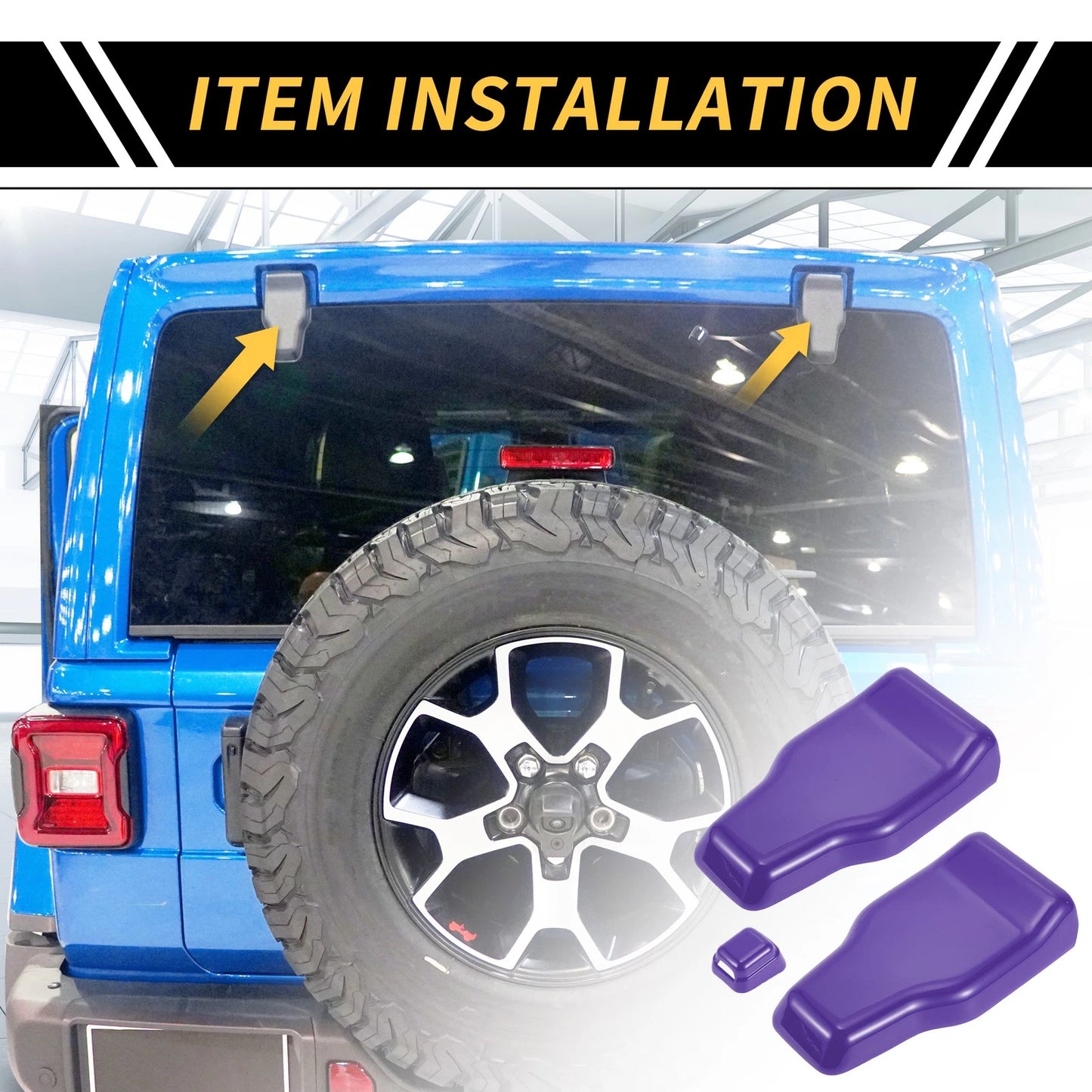 Rear Wiper Nozzle Cover Trim for Jeep