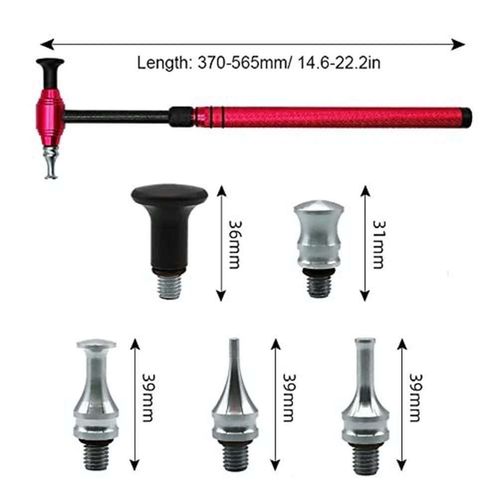 Retractable Dent Repair Tool with 5 Heads for Car Paintless Removal