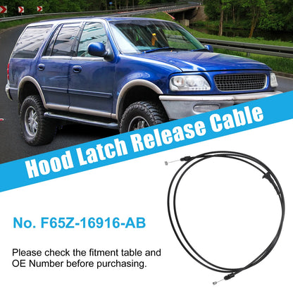 Hood Release Cable for Ford F-150, Expedition, Navigator (2004-2023)
