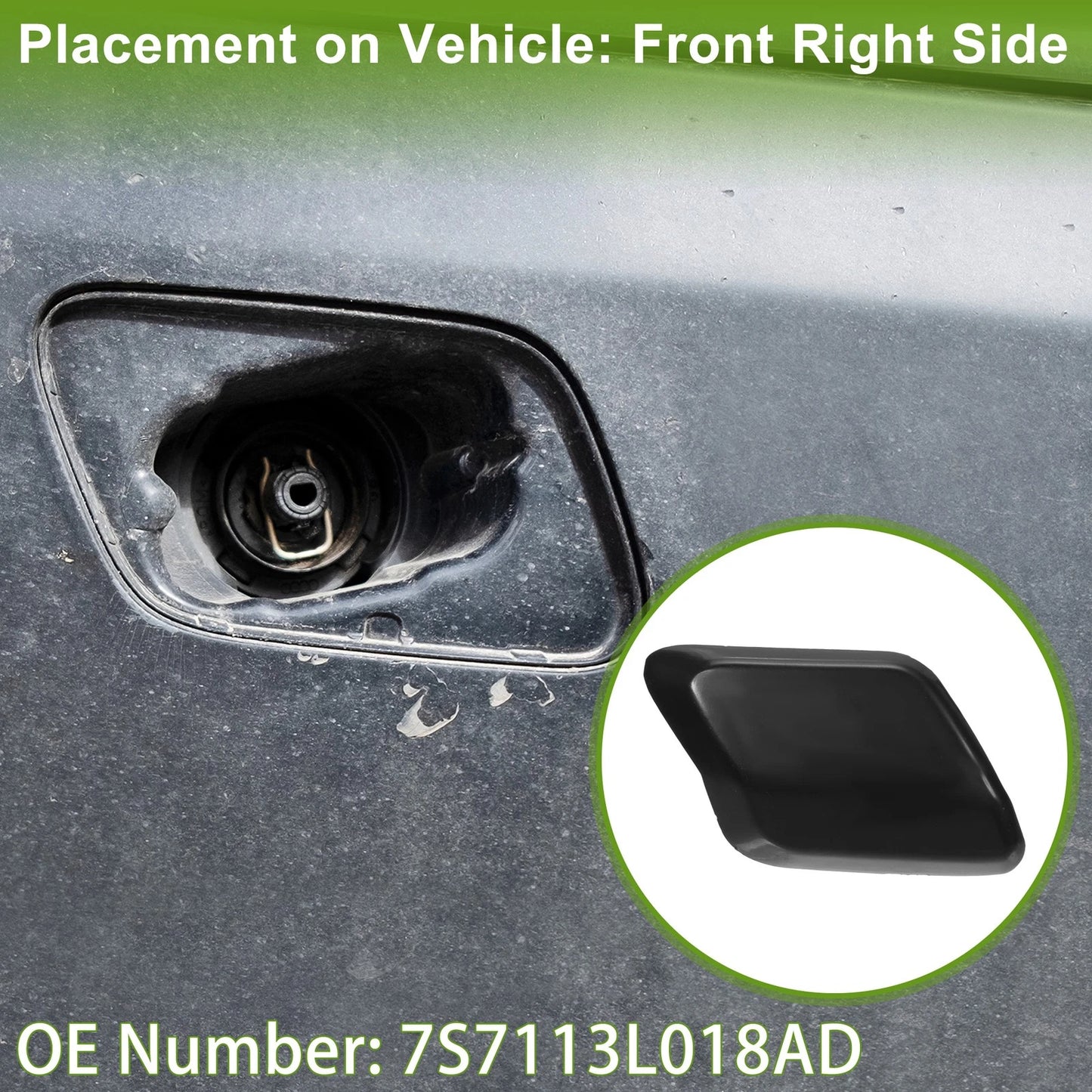 Front Right Washer Nozzle Cover for Ford Mondeo MK4 (2007-2010)