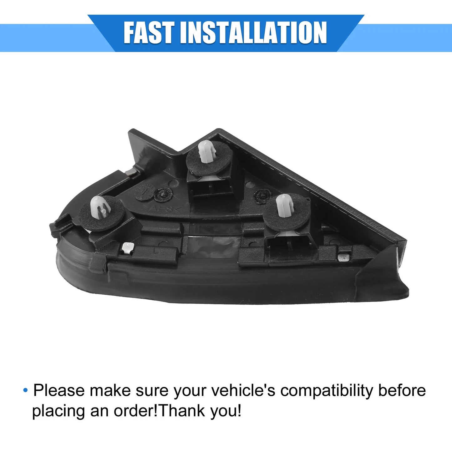 Left Right Mirror Corner Triangle Fender Covers for Honda CR-V (2007-2011)
