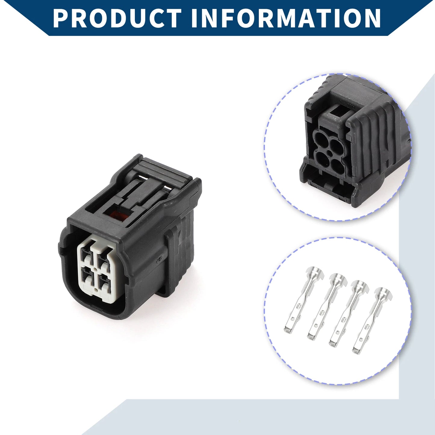 4 Pin Oxygen Sensor Connector Plug for Honda FK2 FK8 (2016-2021) - 1 Set