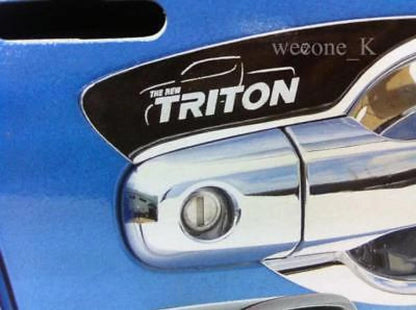 Door Handle Bowl Inserts Covers for Mitsubishi L200 Triton Ute(2006-2014)