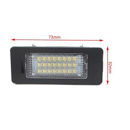 LED License Plate Light 2835 24SMD for Audi A4 A6 C7 Q5 S5 A5 (2013-2018)
