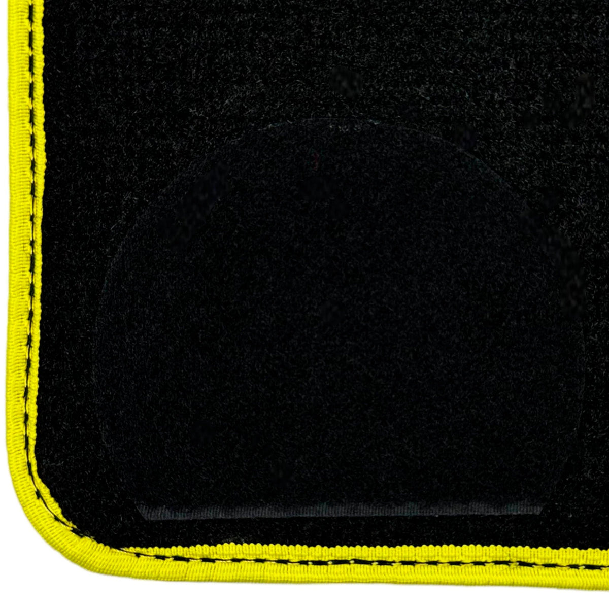 Black Floor Mats for BMW X5 Series E53 SUV with Yellow Trim (1999-2006)