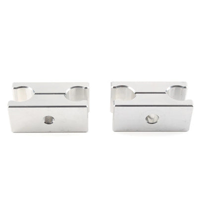 Silver Heater Line Aluminum Clamps for Dodge 1989-1998 12V Engine