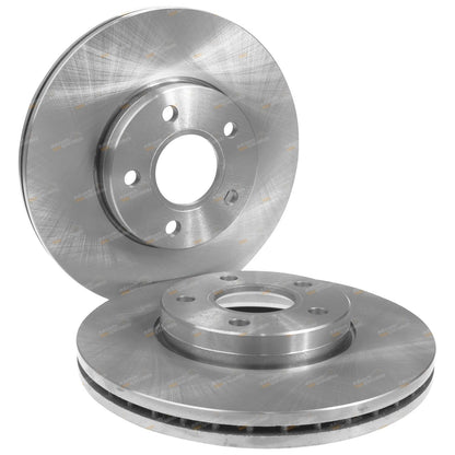 2x Front Disc Rotors for Dodge Caliber (2006-2010)