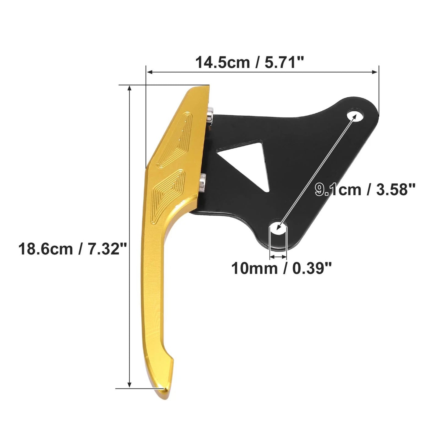 Rear Seat Grab Rail Bar Handle Gold Tone for Honda MSX125 (2013-2023)