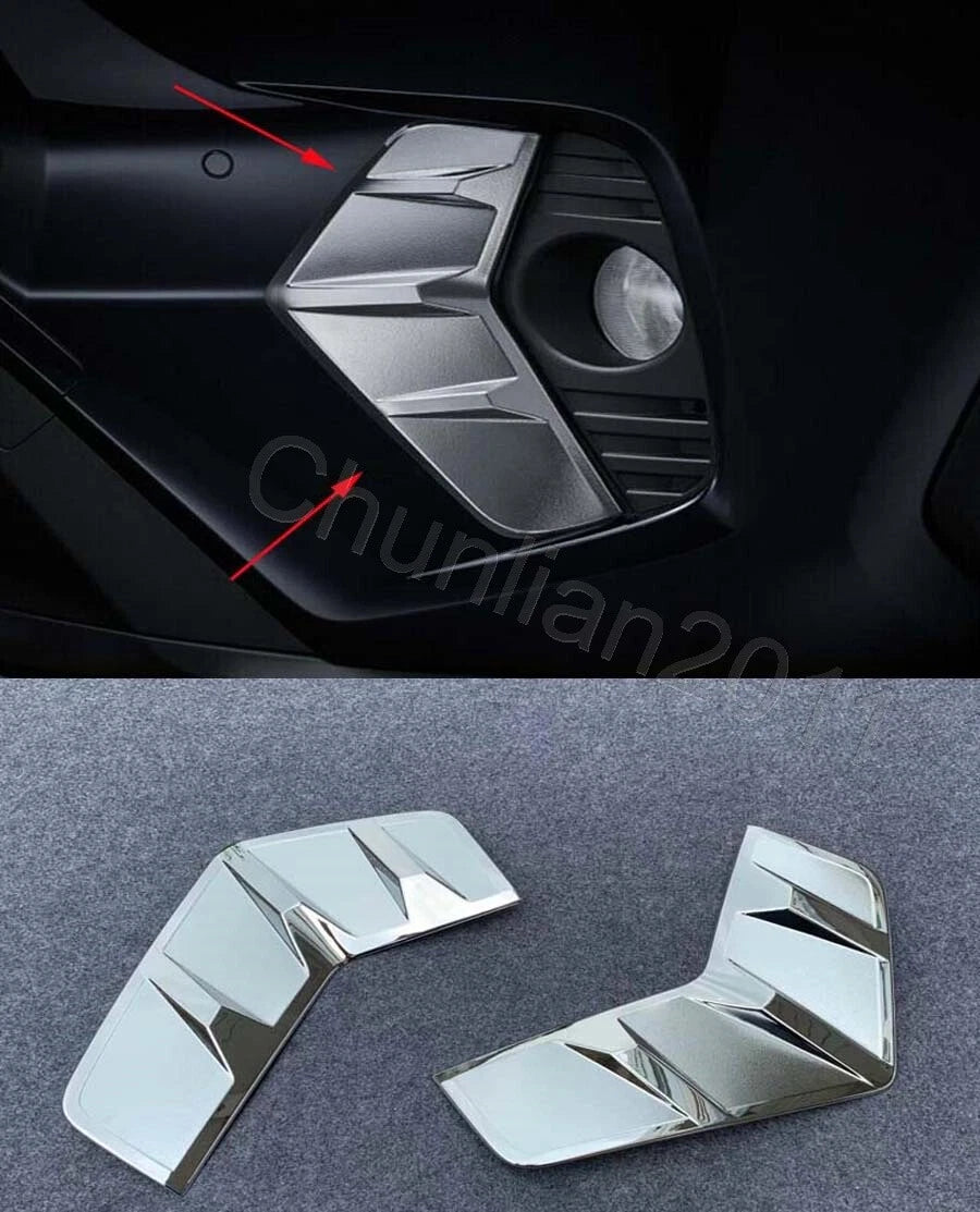 Front Fog Light Cover Trim for 2019-2023 Toyota RAV4 (2019-2023)