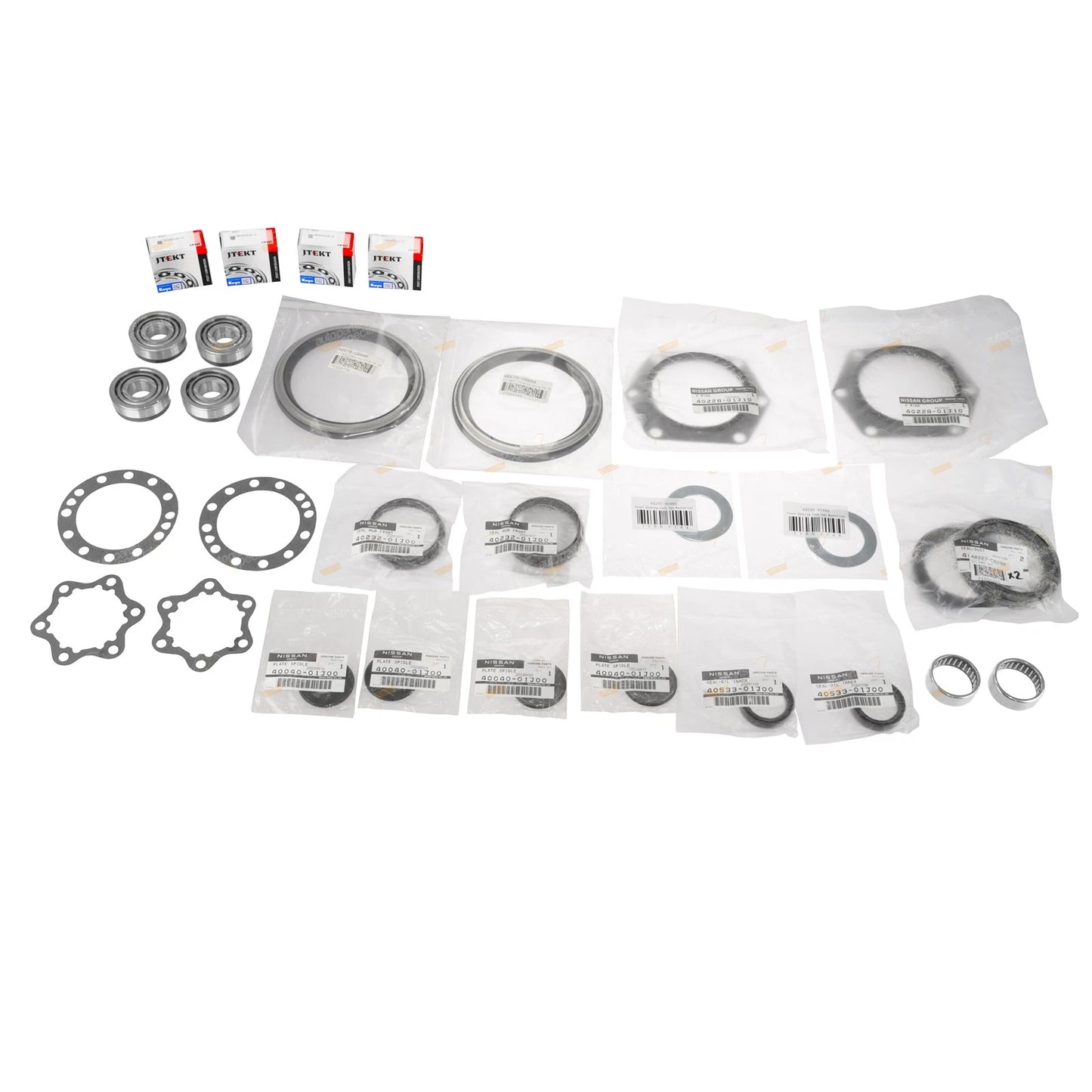 King Pin + Genuine Seals Swivel Hub Rebuild Kit for Ford Maverick (1988-1994)