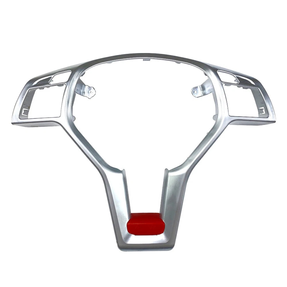 Steering Wheel Frame Trim Cover Silver for Mercedes A C E SLK CLA CLS GLA