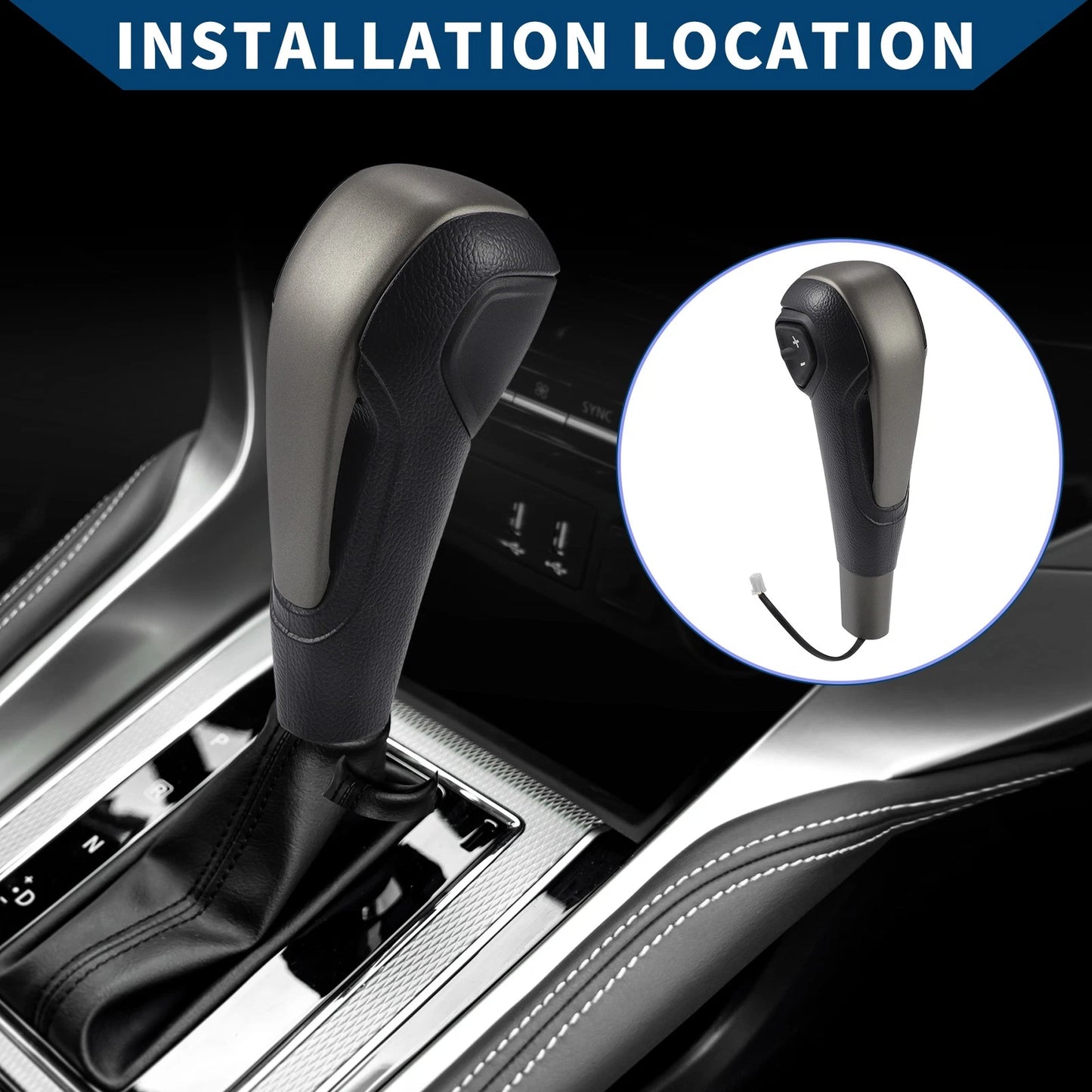 Gear Shift Knob for Chevrolet Aveo Black