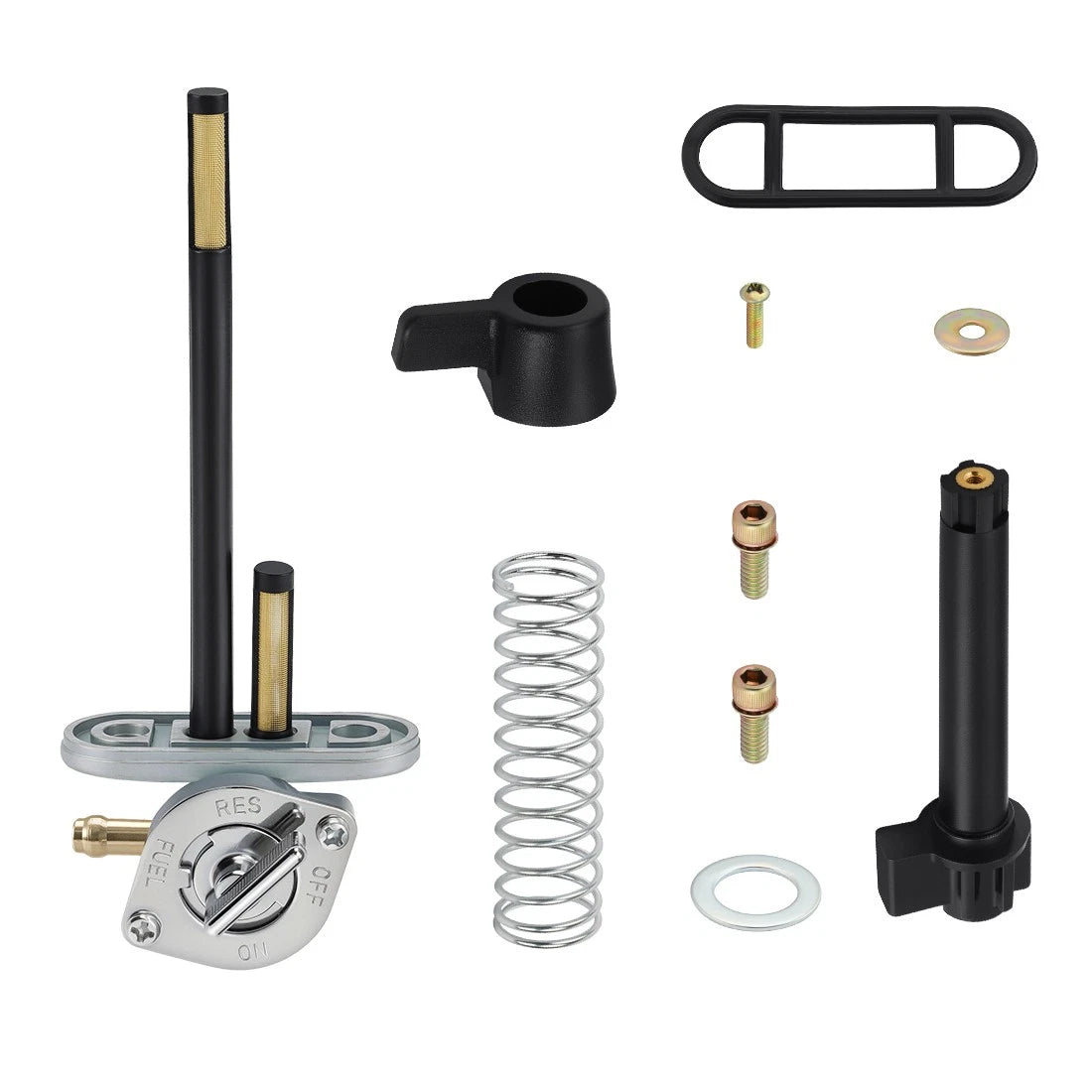 Aluminum Fuel Valve Petcock + Lever Extension for Polaris Magnum 425