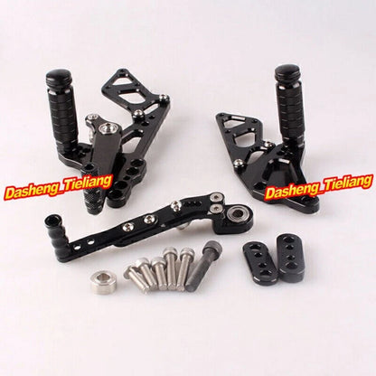 Rear Sets Foot Pegs for Suzuki GSXR 1000 K9 (2009-2010) - Silver Finish