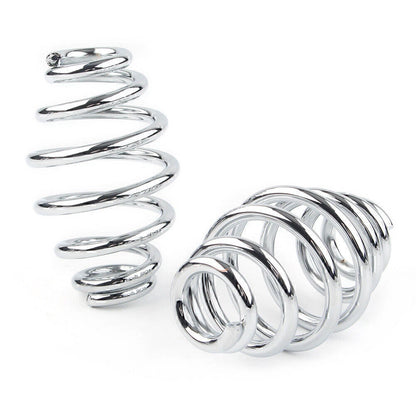 3" Barrel Coiled Solo Seat Springs for Harley Chopper Bobber Softail