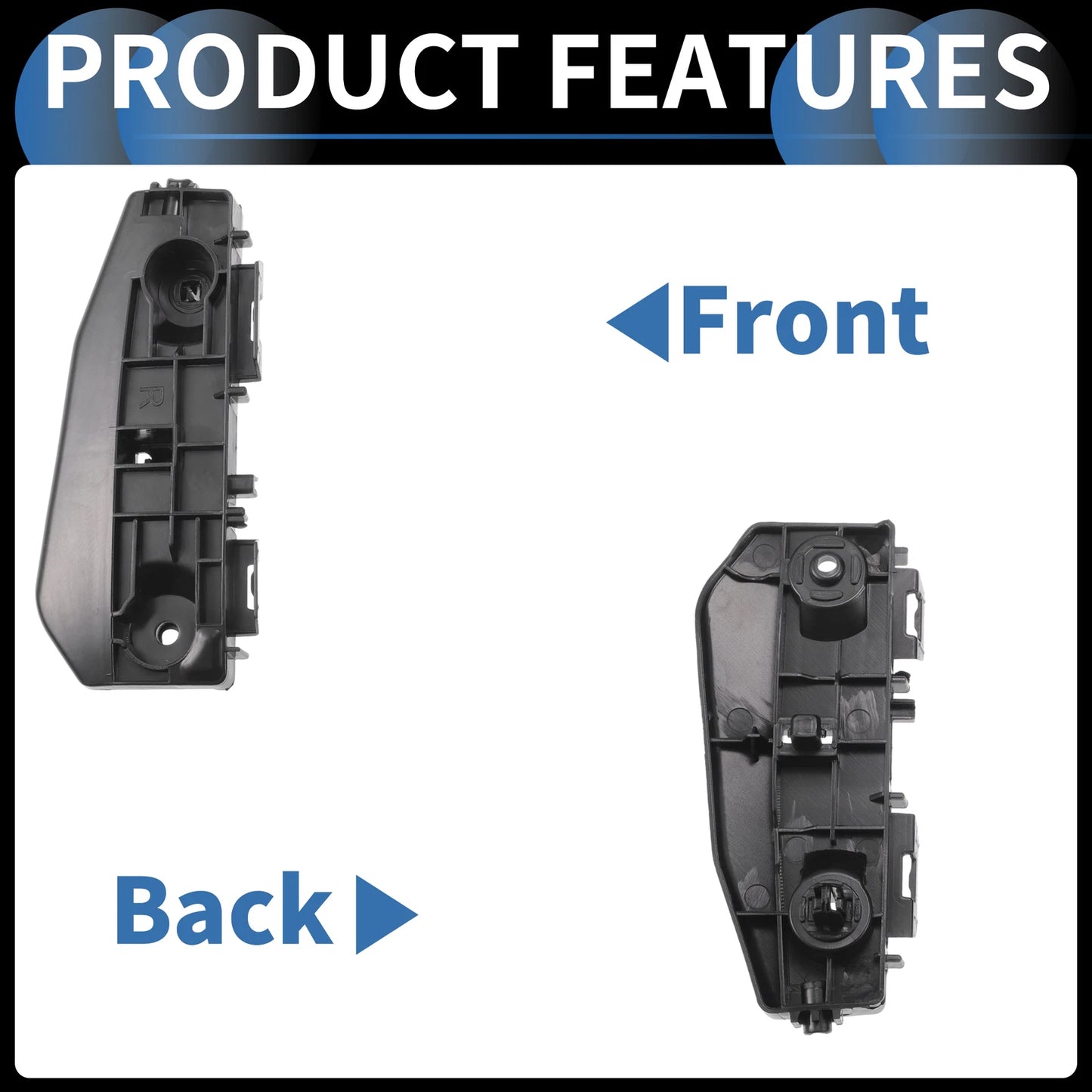 Right Front Bumper Retainer Bracket for Toyota Land Cruiser (2008-2021)