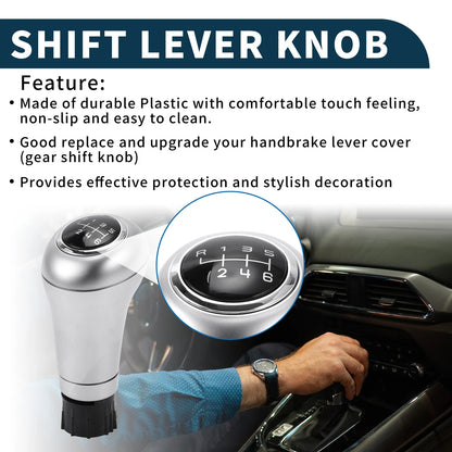 6 Speed Manual Gear Shifter Knob for Mercedes-Benz C-Class (2000-2014)