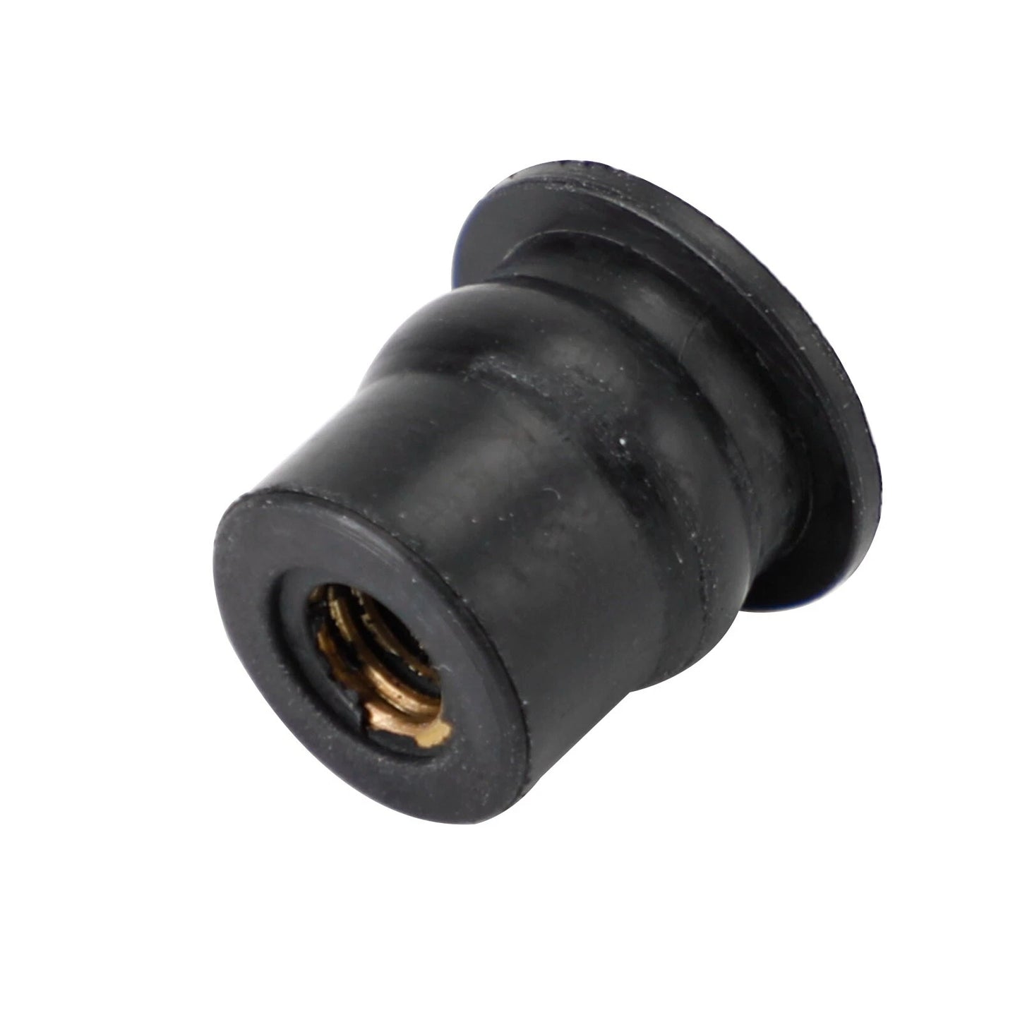 6 x Neoprene Rubber Nuts for M6 Vibration Damper Fairing Attachment