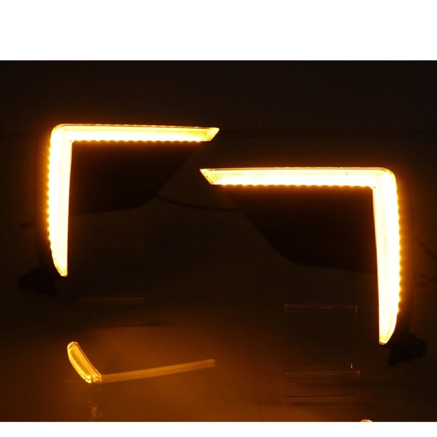 Front Bumper LED DRL Lights for Land Cruiser Prado (2018-2021)