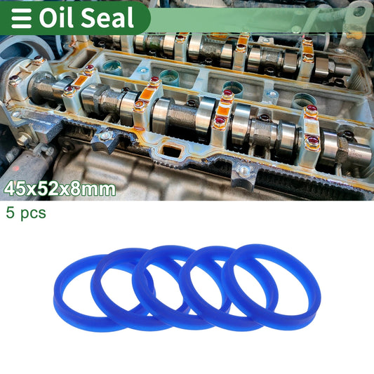 Oil Seal 45x52x8mm TPU Seal Ring Rotary Shaft Seal 5 Pcs for Make Model