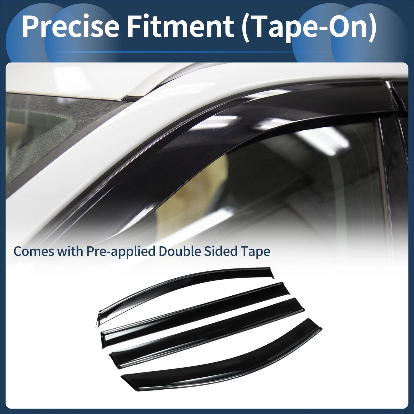 Window Deflectors 1 Set for Toyota Sienna (2011)