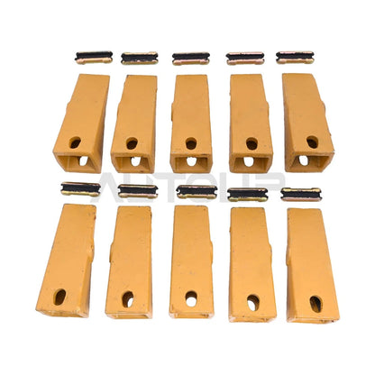 2 x Bucket Teeth & Flexpins for Bobcat Style Mini Excavator