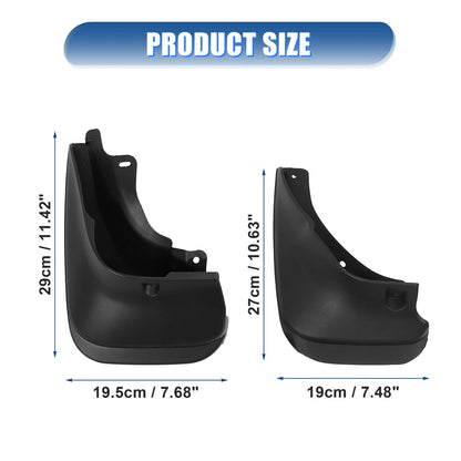 Front Rear Mudguards Fender Set for Toyota Corolla (1993-1997)