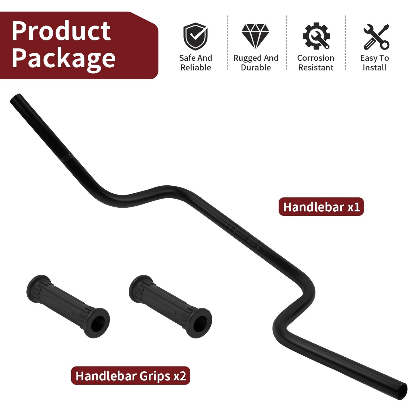 Handlebar & Grips for Polaris Sportsman 700 MV Twin EFI (2006)