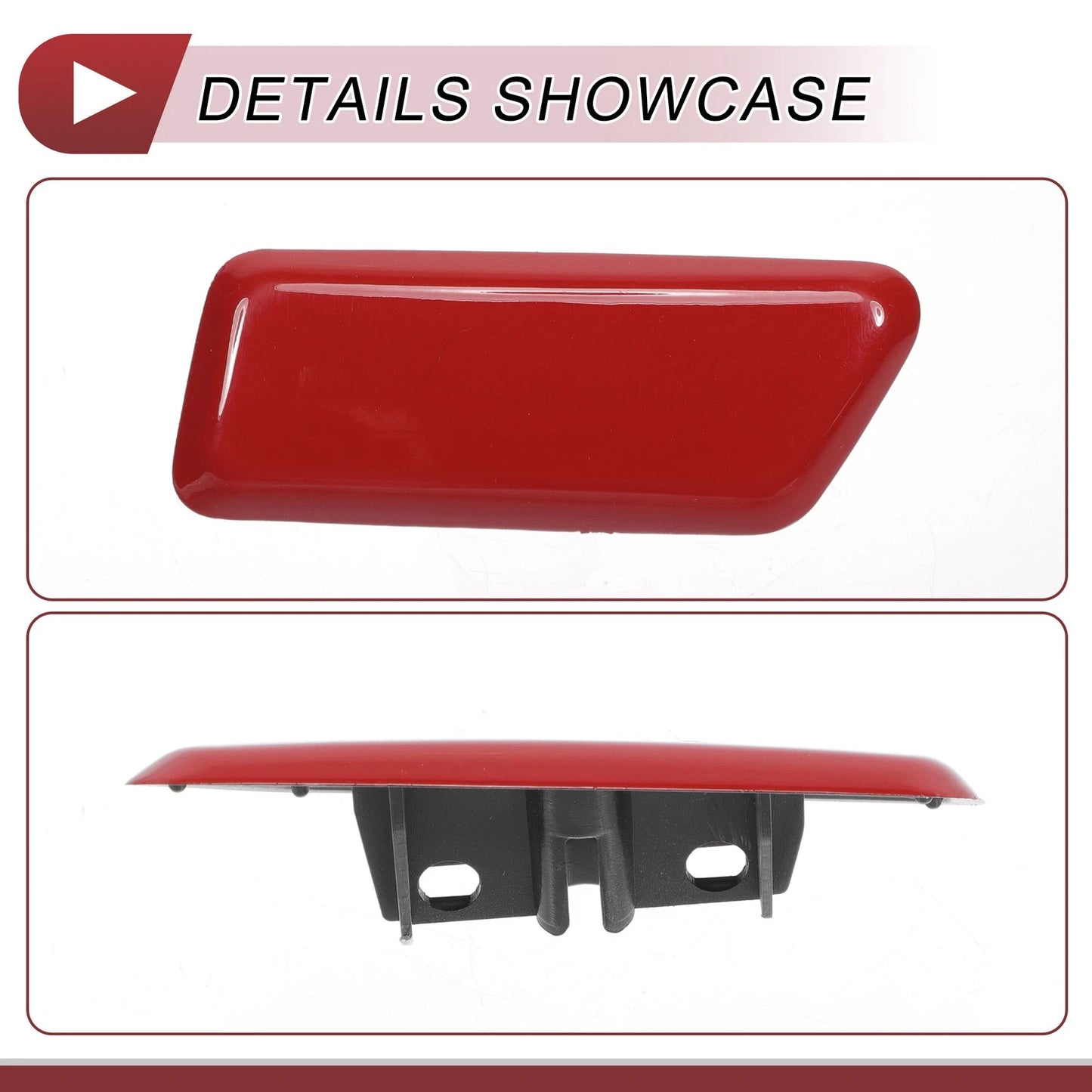 Red Front Right Washer Nozzle Cover for Mitsubishi Outlander (2006-2018)