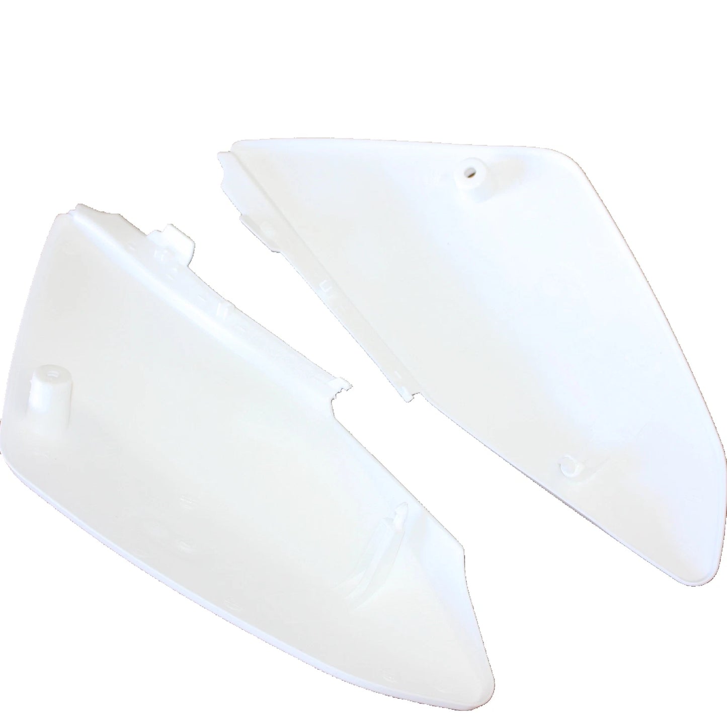 White Plastic Number Plate Guard Fender for CRF70 PIT PRO Dirt Bike