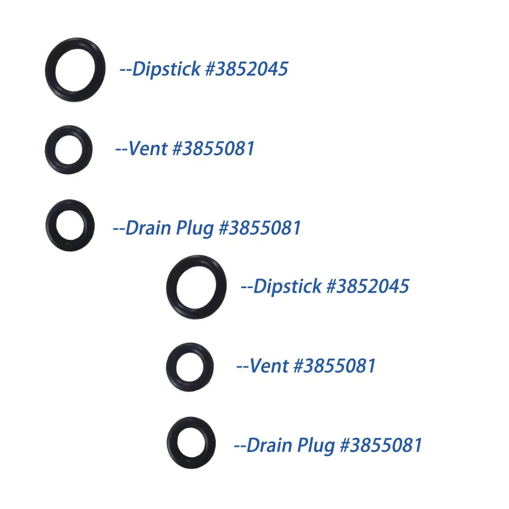 Outdrive Lower Unit O-Ring Set for Volvo Penta SX-M/SX-A/DPS-A