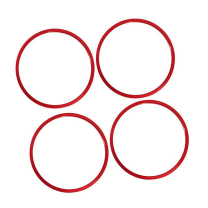 4 x Center Air Conditioning Outlet Vent Rings for Toyota Tacoma (2016-2022)