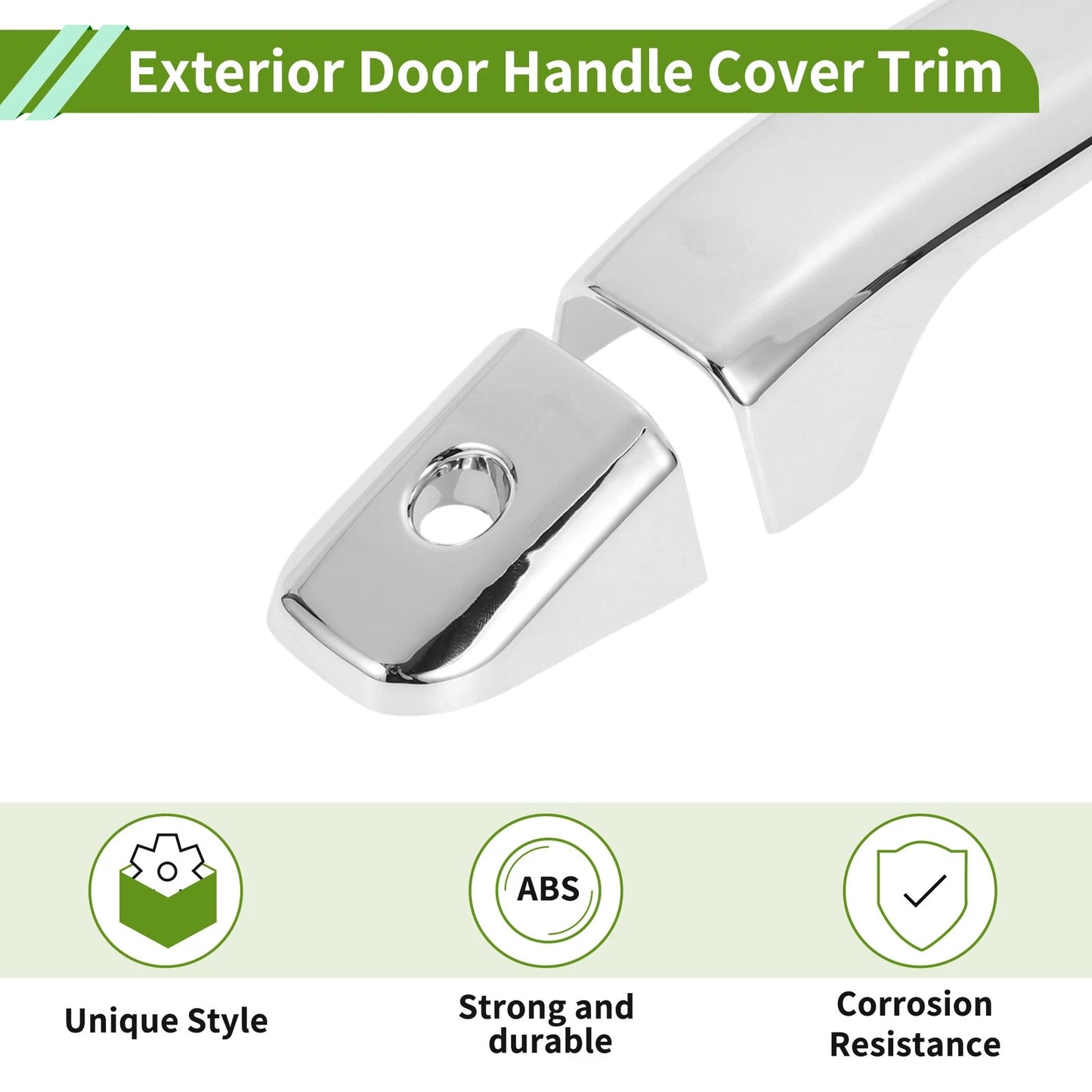 Exterior Door Handle Cover Trim for Chevy Silverado 1500 (2020-2022)