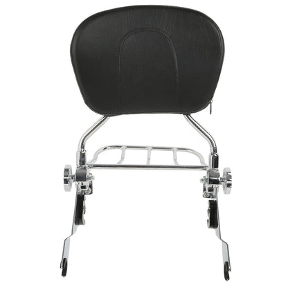 Backrest Sissy Bar Luggage Rack for Harley Touring Electra Glide (2009-2025)