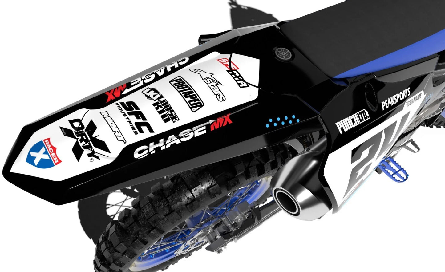 Chase Style Decals Sticker Kit for Yamaha TTR 125 (2008-2025)