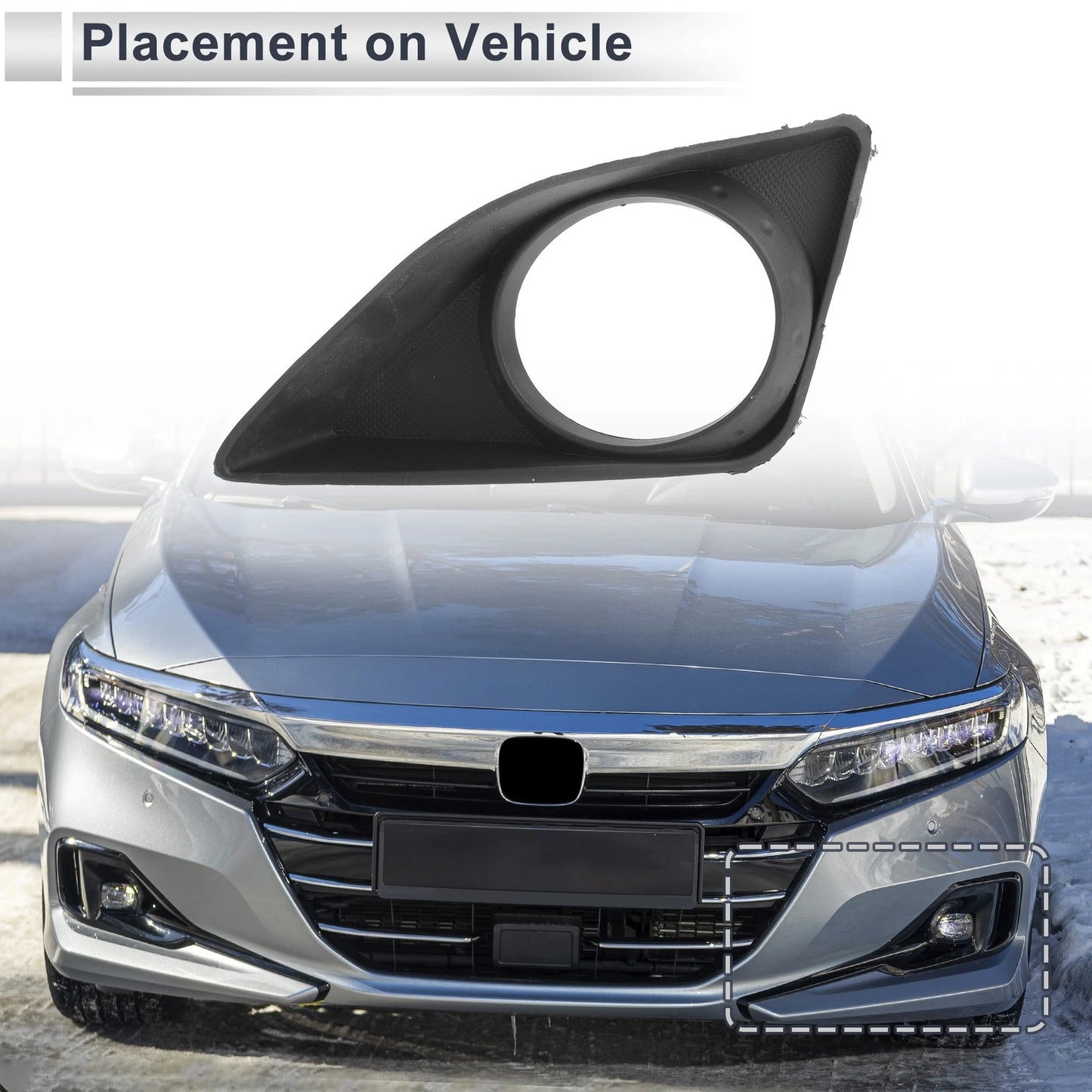 Front Left Fog Light Grill for Toyota Corolla (2007-2010)