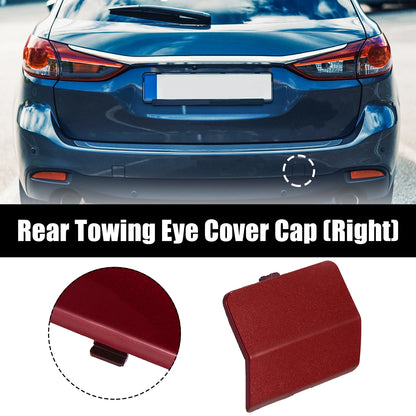 Red Rear Right Bumper Tow Hook Cover for Mazda 6 (2003-2023)