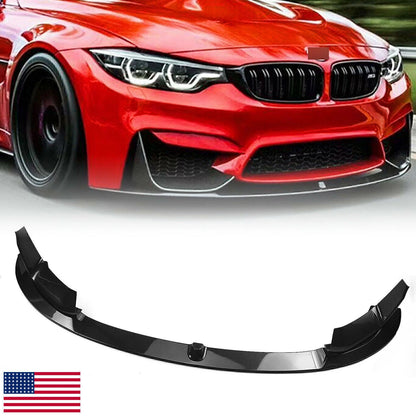 Front Bumper Lip Spoiler Splitter & Side Canard for BMW F80 M3 F82 (2015-2020)