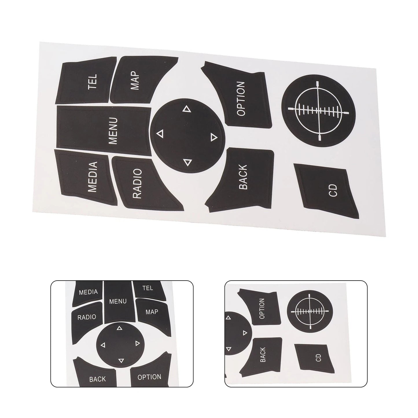 iDrive Button Repair Decal Sticker for BMW F30 F31 F34 E90 E92 E93 (2009–2015)