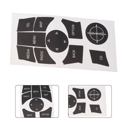 iDrive Button Repair Decal Sticker for BMW F30 F31 F34 E90 E92 E93 (2009–2015)