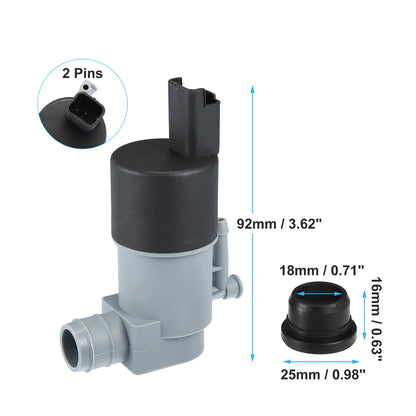 Windshield Washer Pump for Nissan Navara D22 2.5 (2001-2015)
