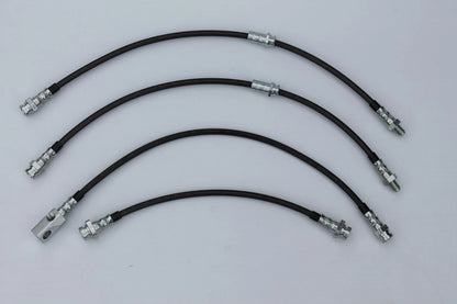 Braided Brake Hose Set (4) for Nissan R30 Skyline (1981-1989)