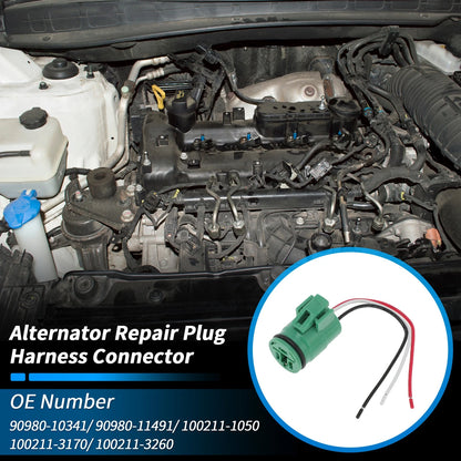 2 x Alternator Repair Plug Harness Connectors for Toyota Honda (2000-2023)